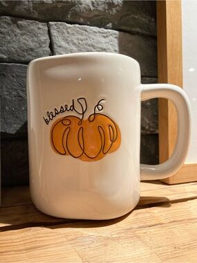 Rae Dunn Blessed Mug | Pumpkin